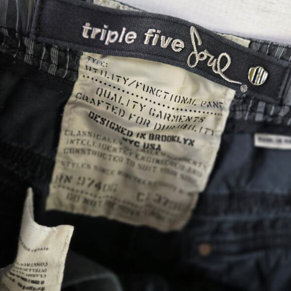 Triple Five Soul Cargo Shorts sz 34 - Picture 2 of 4
